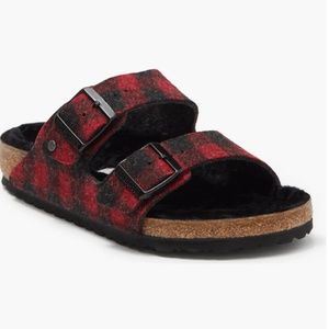 NIB Birkenstock Arizona Shearling Slide - Size 41/10-10.5US